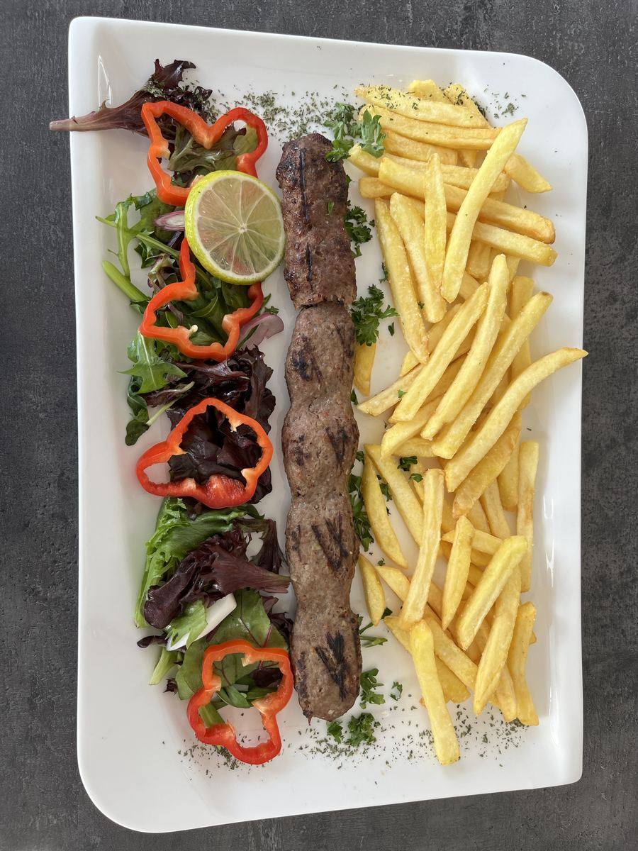 Hackfleisch-Spieß
